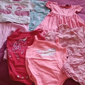 Adorable 8Pc Baby Girl Clothing Lot. 12month
